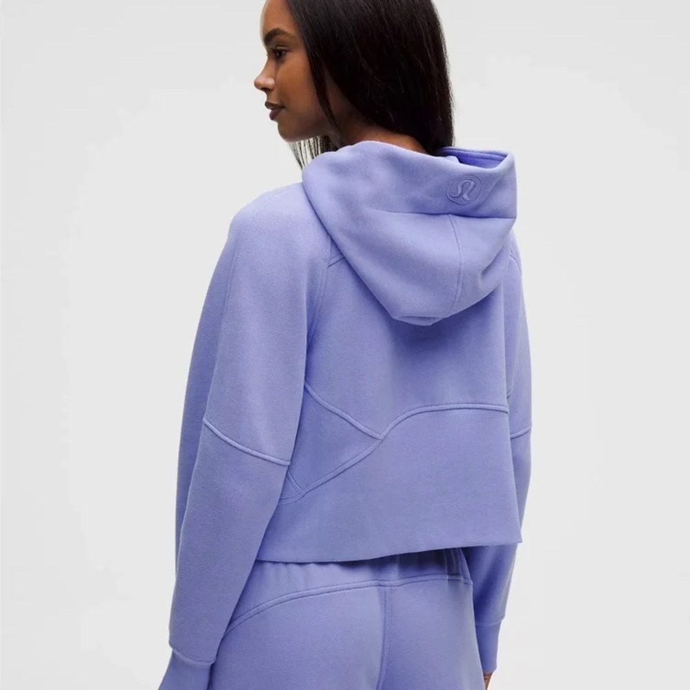 VERY RARE NWT Lululemon Scuba Oversized Half-Zip Hoodie – Dusty Lilac – XS/S - Picture 5 of 11